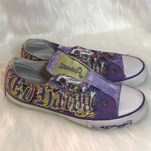 Ed Hardy Laceless Slip on Women’s Shoes Size 7
